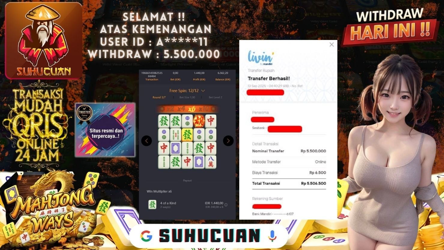 SUHUCUAN JACKPOT SLOT MAHJONG WAYS
